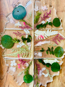 Dried Flower Coasters (6)